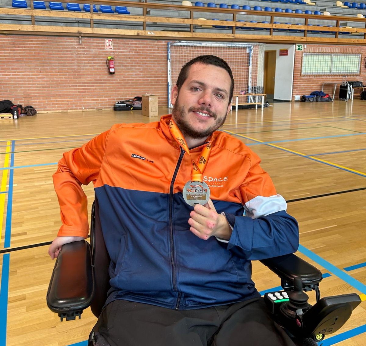 BORJA AYECHU, SUBCAMPEÓN DE LIGA NACIONAL POR PAREJAS EN BOCCIA (BC4)